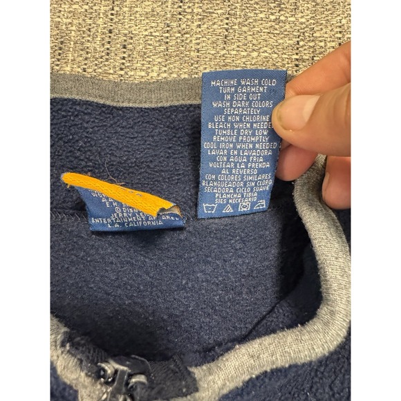 Disney Winnie Pooh Fleece Zip Vest Womens Size 18w/20w Blue‎ Sleeveless Logo - Picture 11 of 16